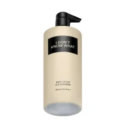 I don't Know What Body lotion